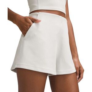 lululemon athletica Cream Athletic Shorts